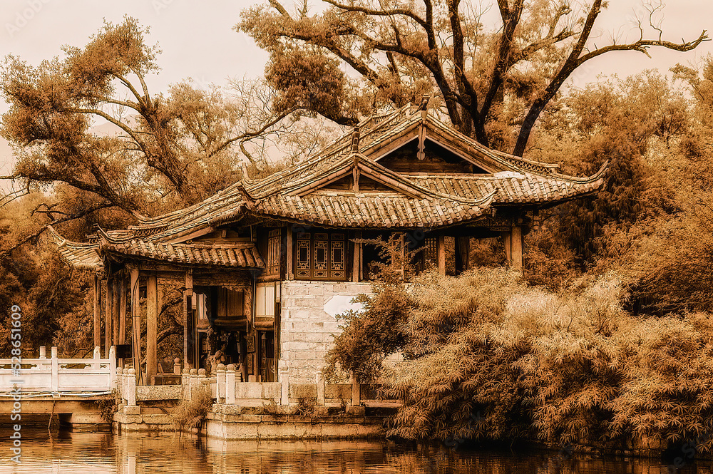 Fototapeta premium Heilongtan Park, Yunnan