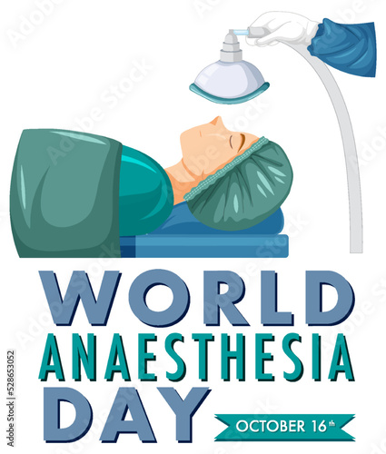 World Anaesthesia Day Banner Design