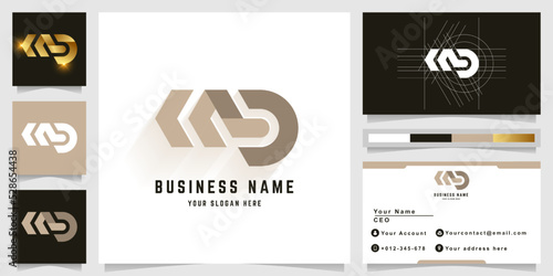 Letter MD or CRD monogram logo