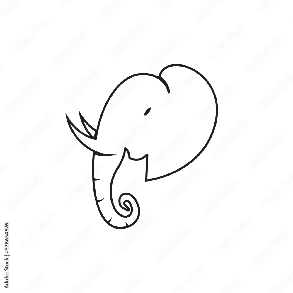 elephant vector icon elephant vector icon
