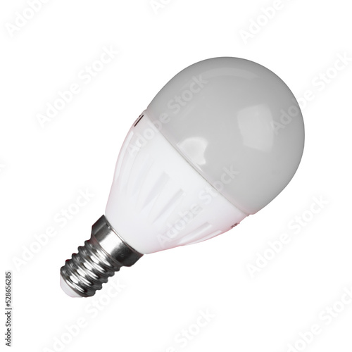 a LED light bulb on a transparent background