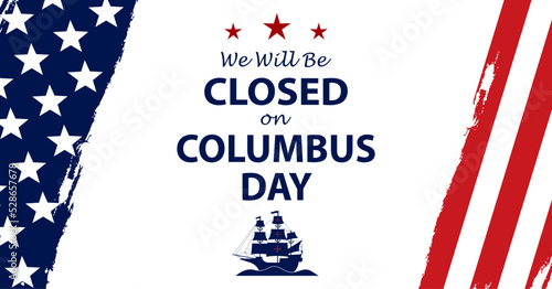 Columbus Day USA Background