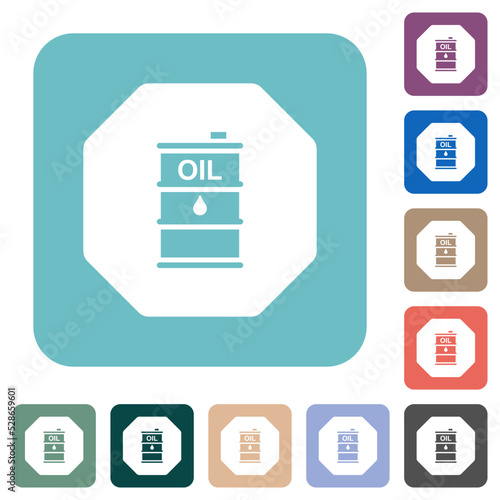 Octagon shaped crude oil sanction sign solid rounded square flat icons Free Download Octagon shaped crude oil sanction sign solid rounded square flat icons - GFXLoad
