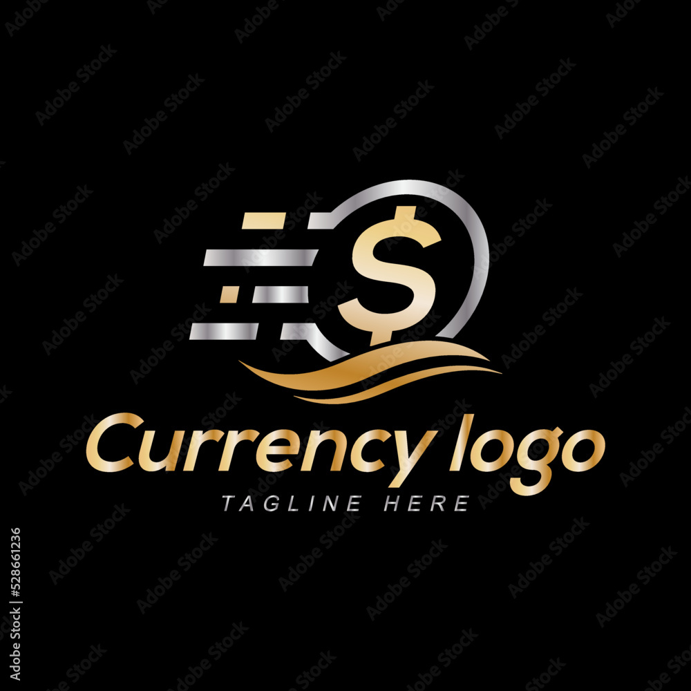 Crypto Currency Logo Design Template Stock Vector Adobe Stock