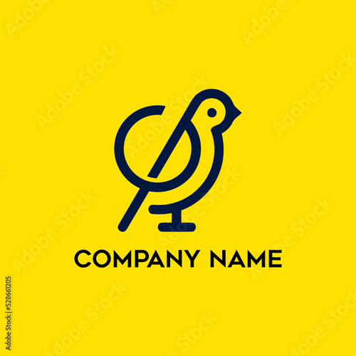 Canary Bird Logo - C Canary Bird Logo Template