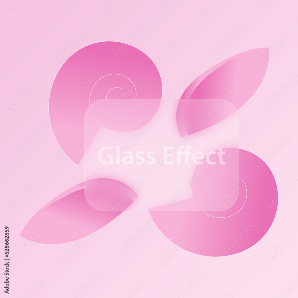 Spiral creative Glassmorphism style new trend 2022. Frosted glass effect. Light pink colours purple, blue on pink backdrop. Curved lines leaf graphic design. Sale banner. Blurred gradient poster Spiral creative Glassmorphism style new trend 2022. Frosted glass effect. Light pink colours purple, blue on pink backdrop. Curved lines leaf graphic design. Sale banner. Blurred gradient poster