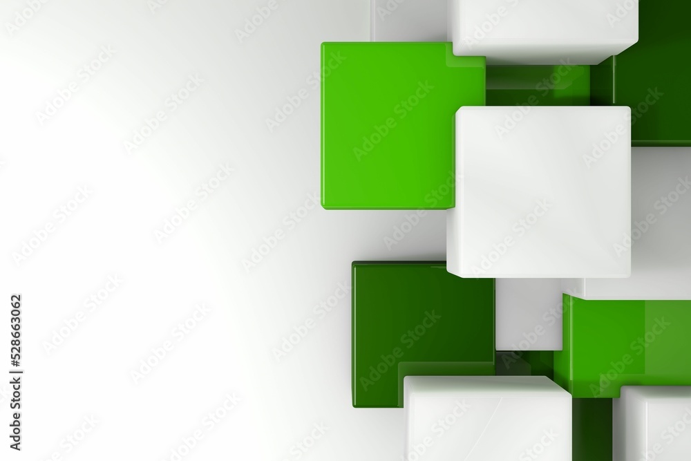 Green tile design