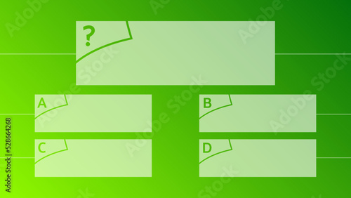 Multiple choice quiz template