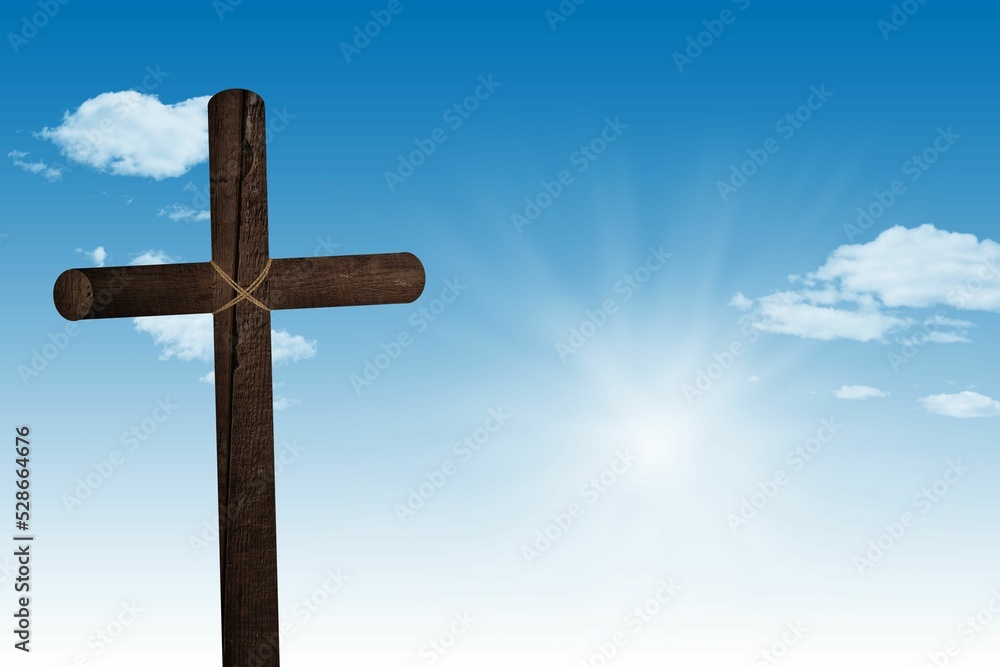 Cross against sky