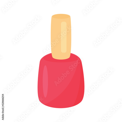 pink nail polish bottle