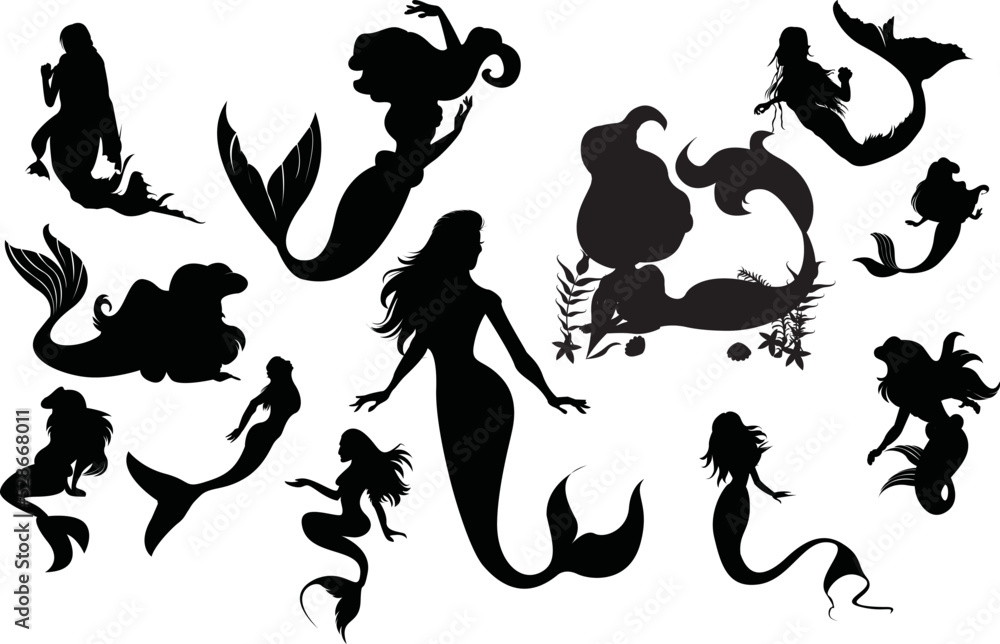 Mermaid Svg Mermaid Design Little Sea Mermaid Svg Mermaid Vectors 1000 F 528668011 ZUyt14DxLYYTZIAG21VMoW72XkI3AJDw