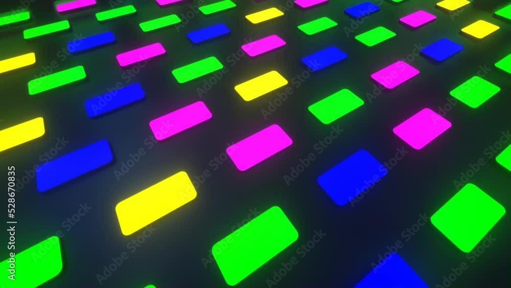 cinematic animation of colorful mobile phone screen light game cinematic animation of colorful mobile phone screen light game