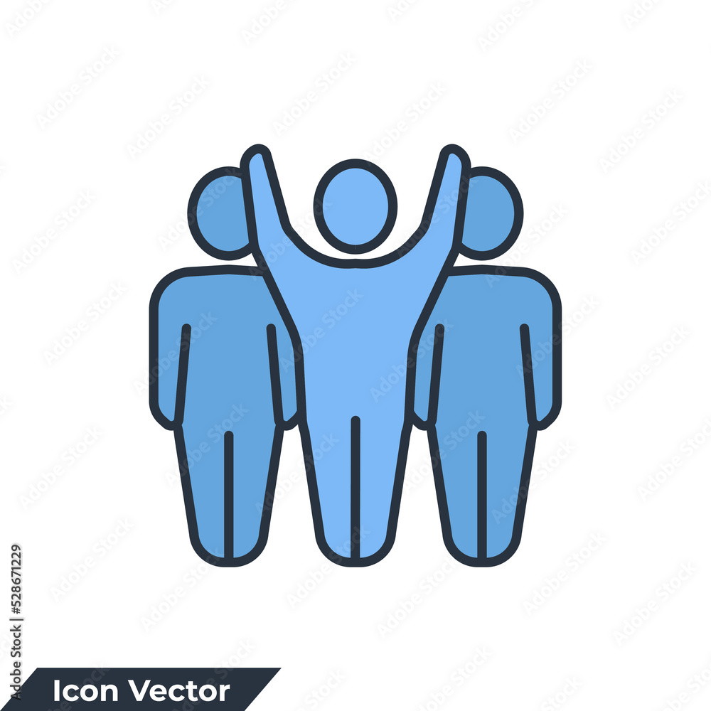 People team icon logo vector illustration. work group symbol template for graphic and web design collection People team icon logo vector illustration. work group symbol template for graphic and web design collection