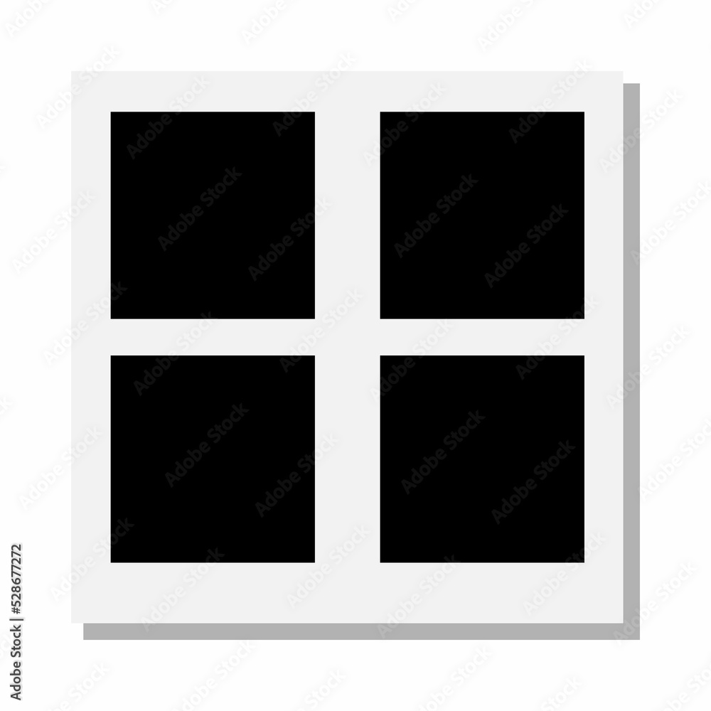 photo frame white and black with four frame photo frame white and black with four frame