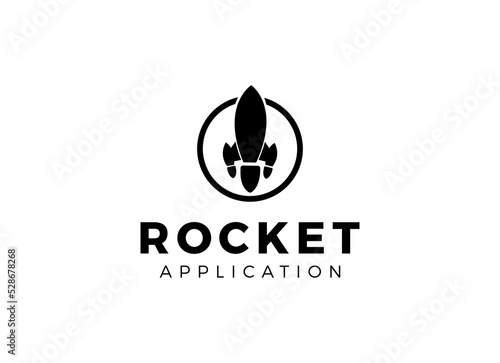 Booster Logo, Rocket advance logo designs template.