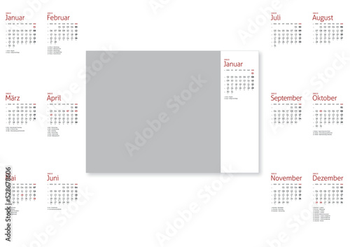 Kalendarium 2023 Kalender Fotokalender