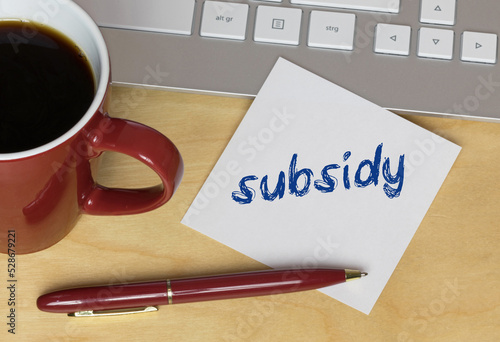 Photography subsidy