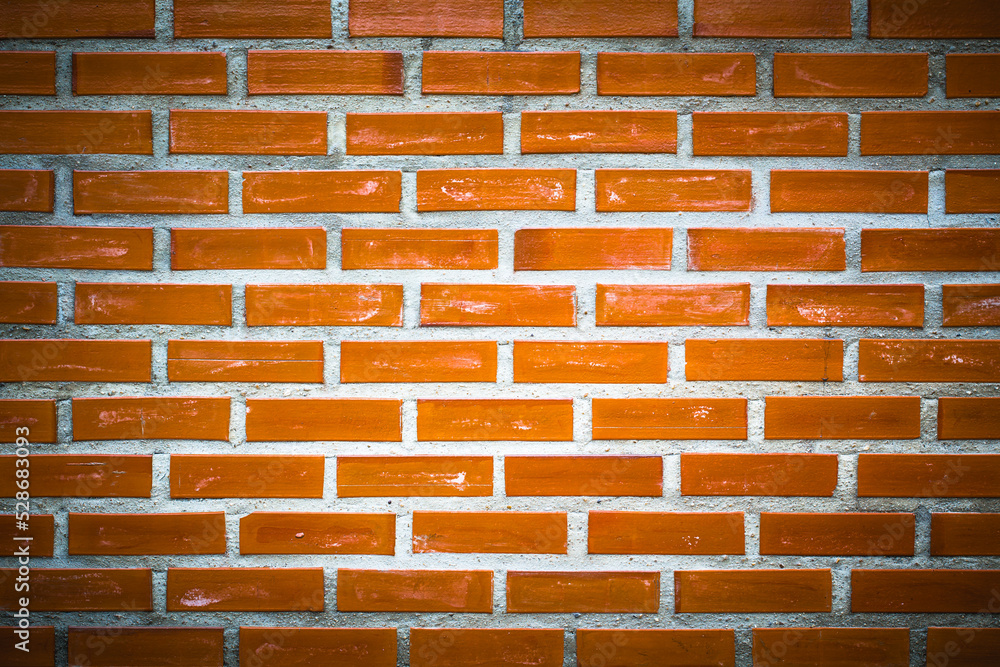 Obraz premium Background of old brick wall texture for interior design.