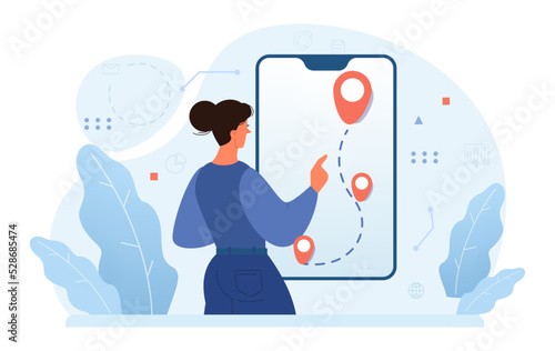 Path concept. Life course or business way, plan or strategy.