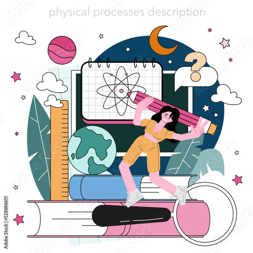 Astrophysicist concept. Astronomy scientist studying the universe