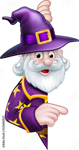Cartoon Halloween Wizard