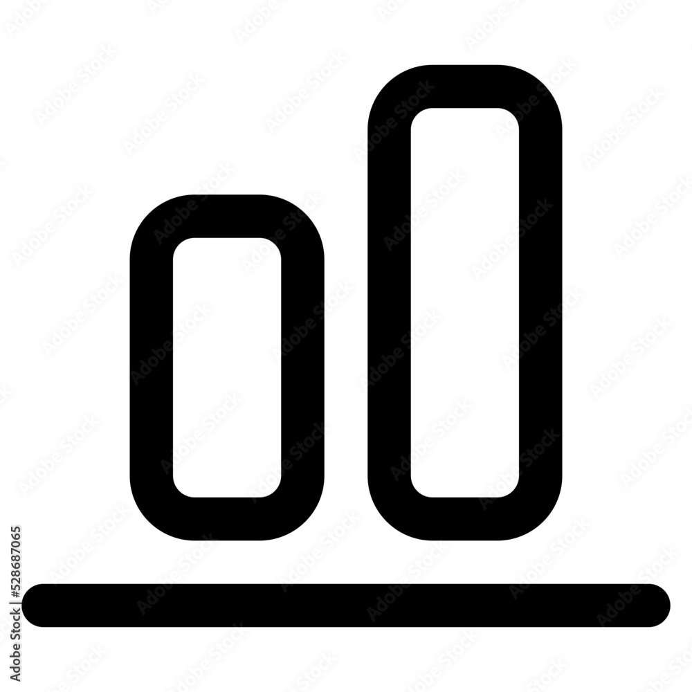 Align Bottom line icon Align Bottom line icon