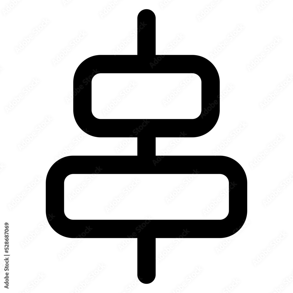Align Center line icon Align Center line icon