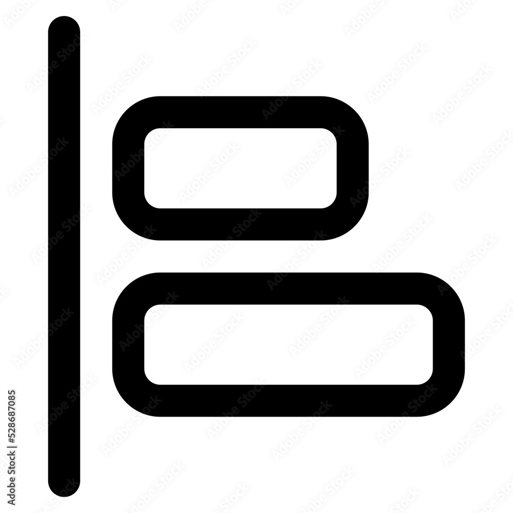 Align Left line icon Align Left line icon