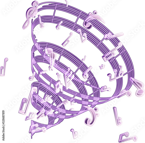 Abstract Magic Music Musica...