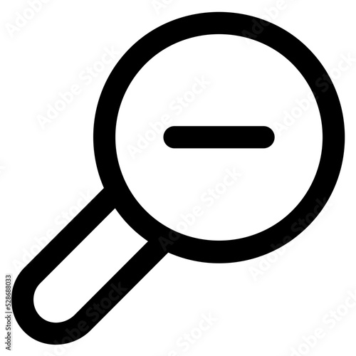Zoom Out line icon