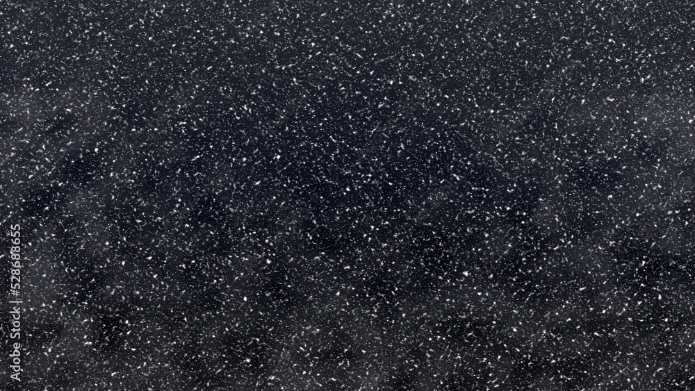 Obraz premium Realistic 4K Falling Snow Overlays
