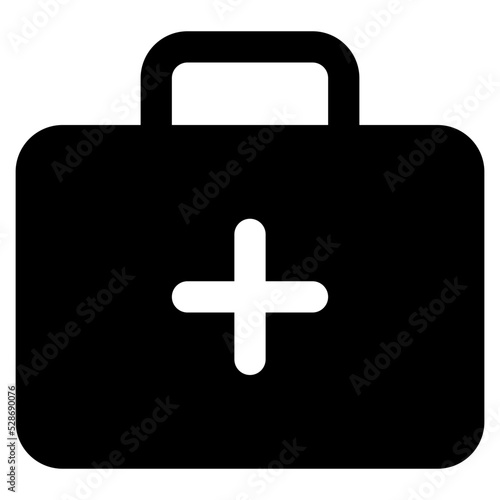 First Aid Kit glyph icon