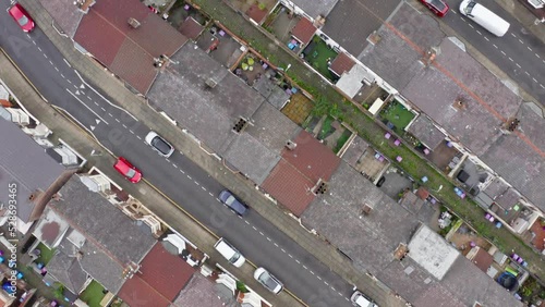 Houses and Streets of Liverpool close to Anfield photo