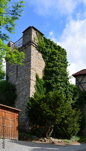 Historical Castle Unterburg in the Town Kranichfeld, Thuringia photo