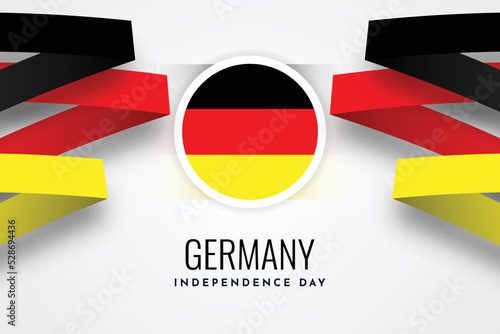 Germany unity day celebration  germany independence day template design