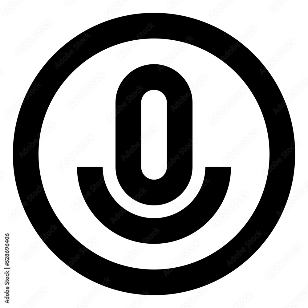 Microphone line icon Microphone line icon