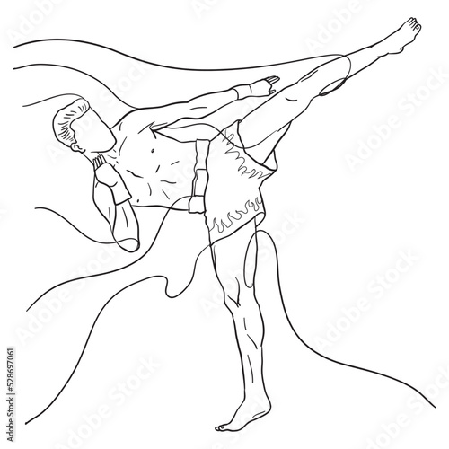 Muay Thai kickboxing kickboxer boxing men
