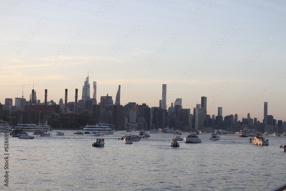 Fototapeta premium horizon le soir new york 