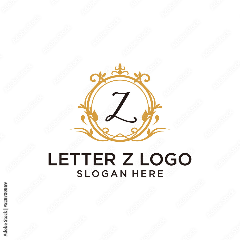 Naklejka premium LETTER Z LOGO editable resizable EPS 10