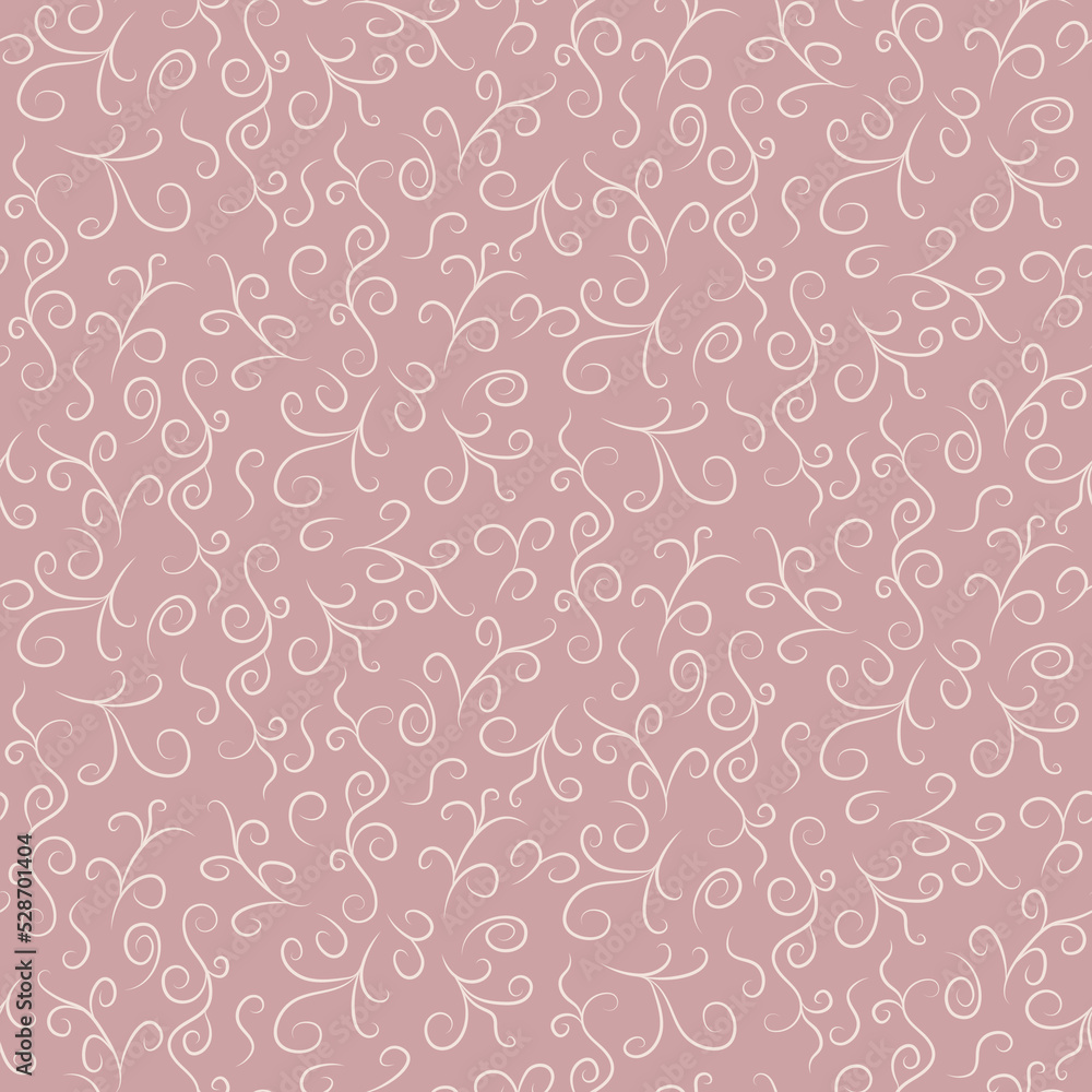 Seamless gentle patterns on a pink background. Wallpaper, frost pattern, background Seamless gentle patterns on a pink background. Wallpaper, frost pattern, background