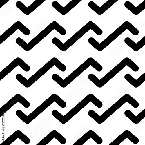 seamless abstract hand drawn pattern with  black strokes on a white background
