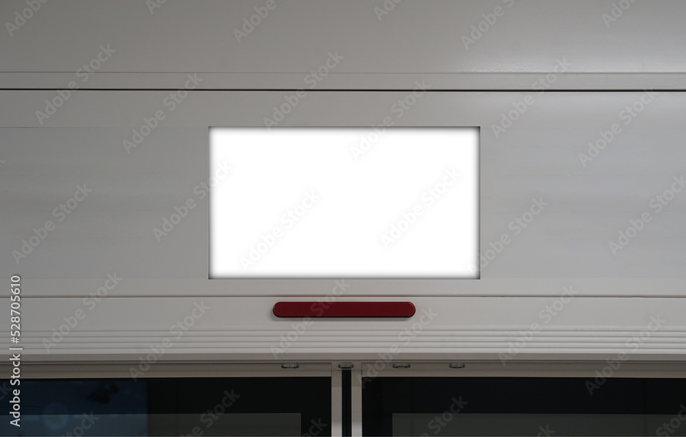 Fototapeta premium Subway Scenery and Advertising Mockup