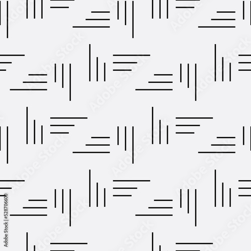 Seamless geometric pattern with lines.
