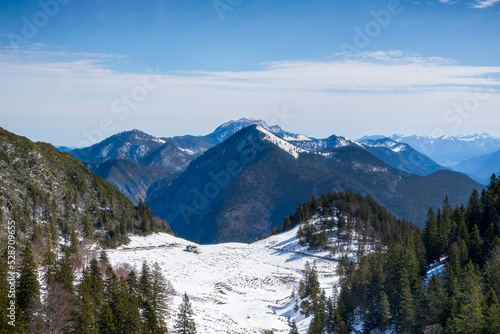 snow covered mountains