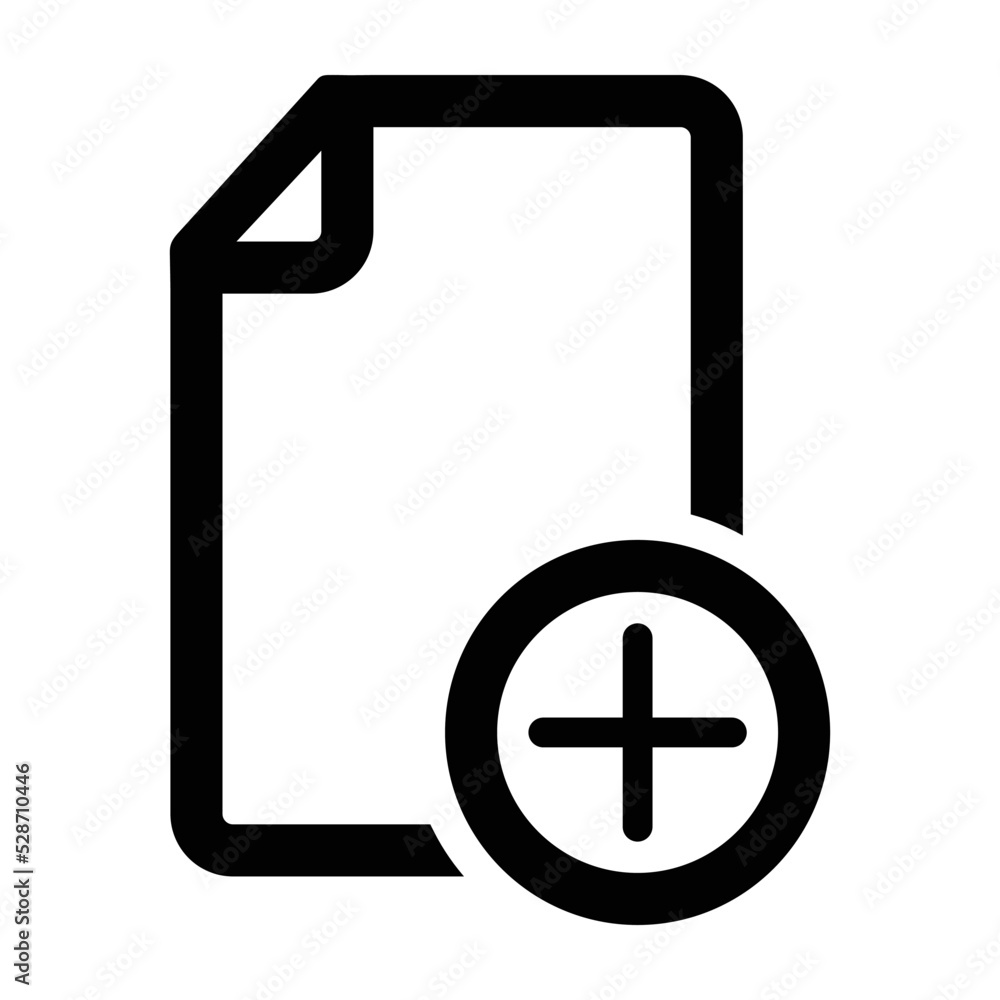 Add document, copy document, vector icon Add document, copy document, vector icon
