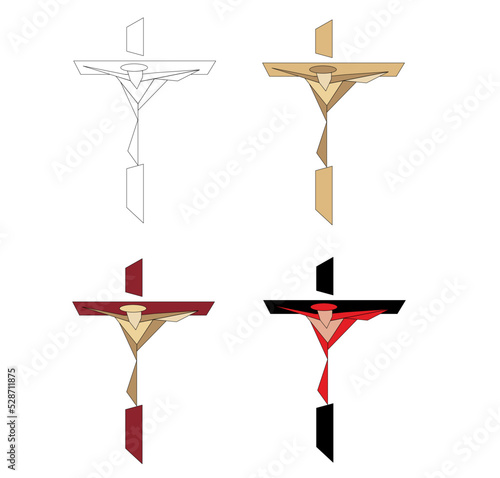 IHS GOLD EMBROIDERY FOR LITURGICAL CLOTHES AND SACRED CEREMONIES. SACRED CATHOLIC SYMBOLS IN ANCIENT STYLE WITH GOLDEN DECORATIONS