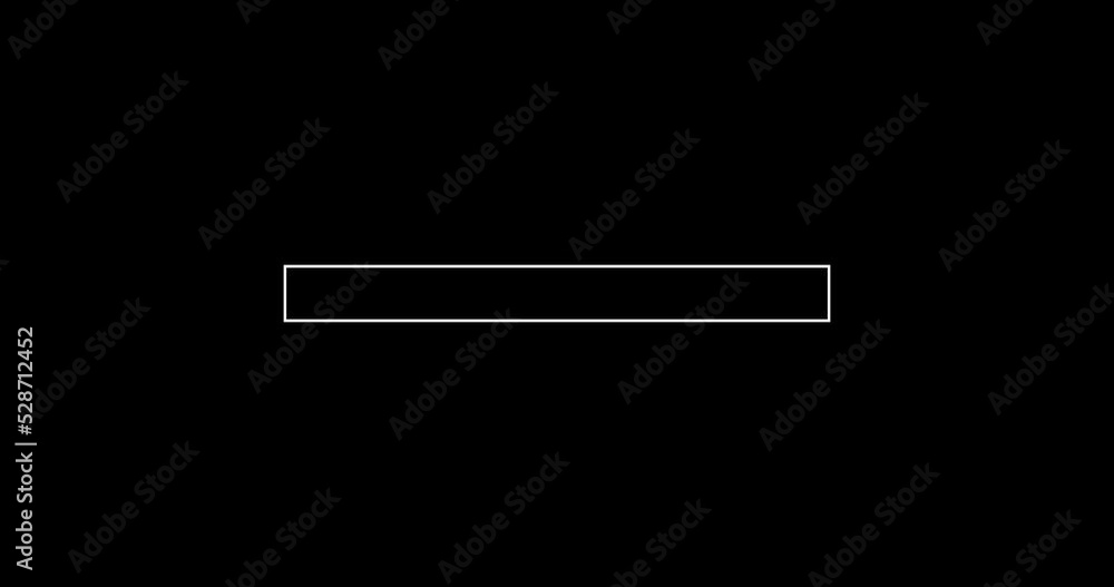 Rectangular frame. Signboard with empty space for logo or text. Animation on a black background Rectangular frame. Signboard with empty space for logo or text. Animation on a black background