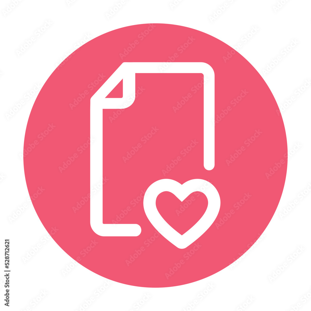 Bookmark, document, favourite, file, heart icon Bookmark, document, favourite, file, heart icon