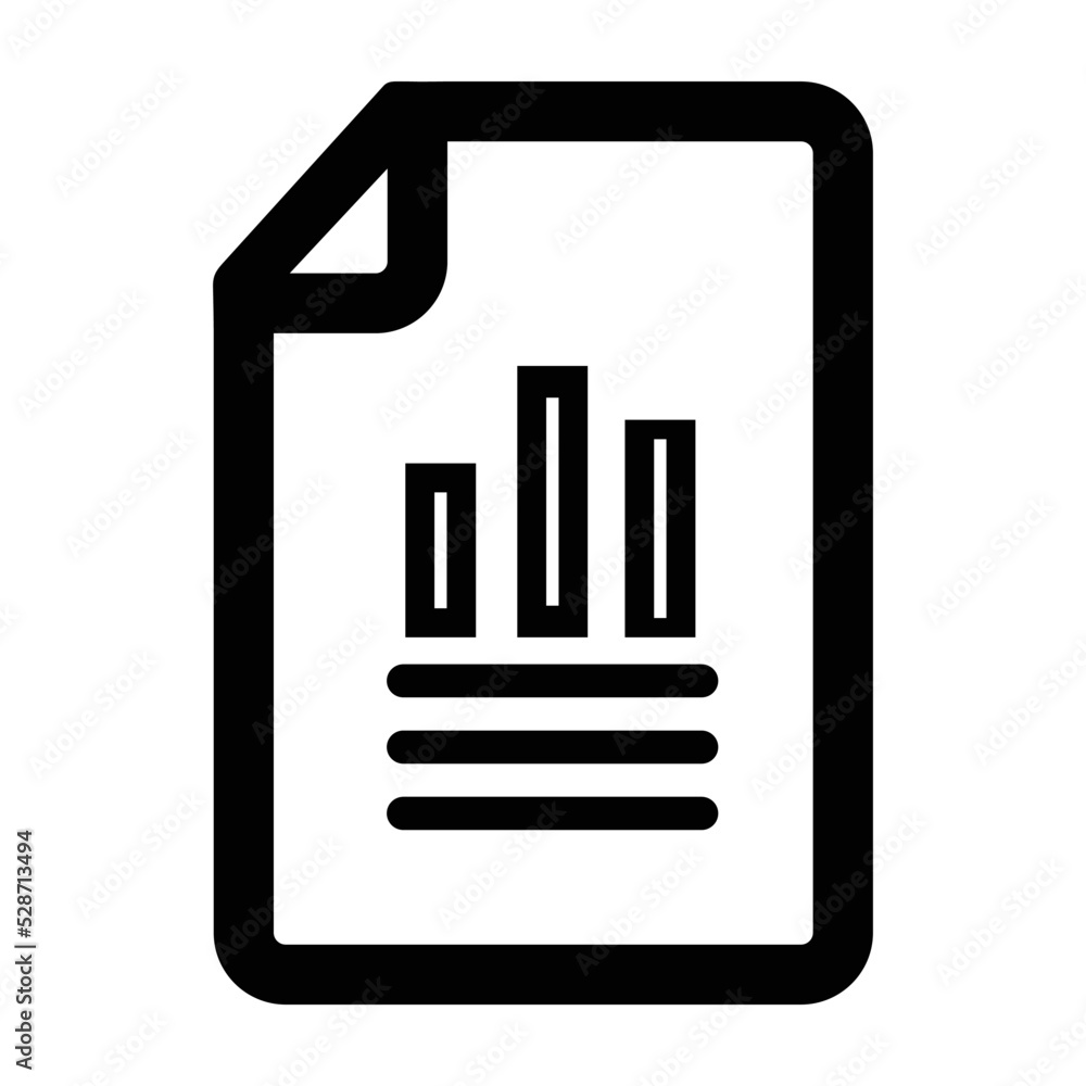 Business Report icon - vector illustration Business Report icon - vector illustration
