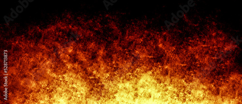 Yellow red black color abstract fire design background